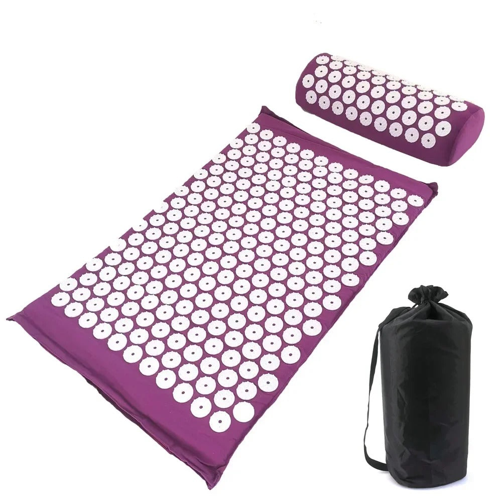 Acupressure Yoga Mat and Pillow Set