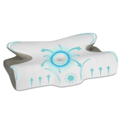 Ergonomic Memory Foam Cervical Pillow