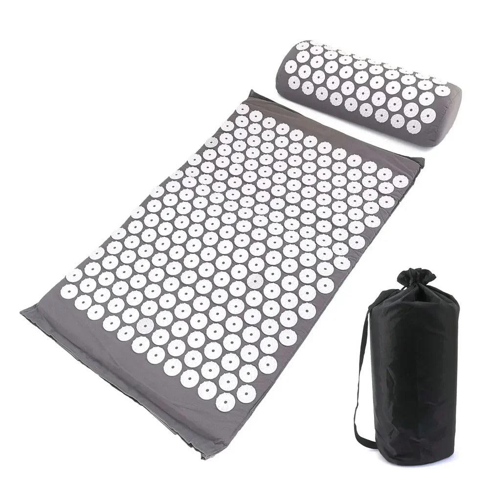 Acupressure Yoga Mat and Pillow Set