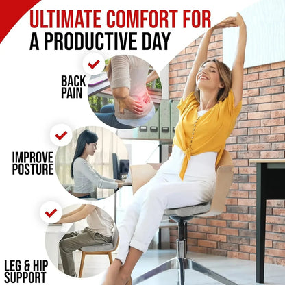 Ergonomic Memory Foam Seat Cushion