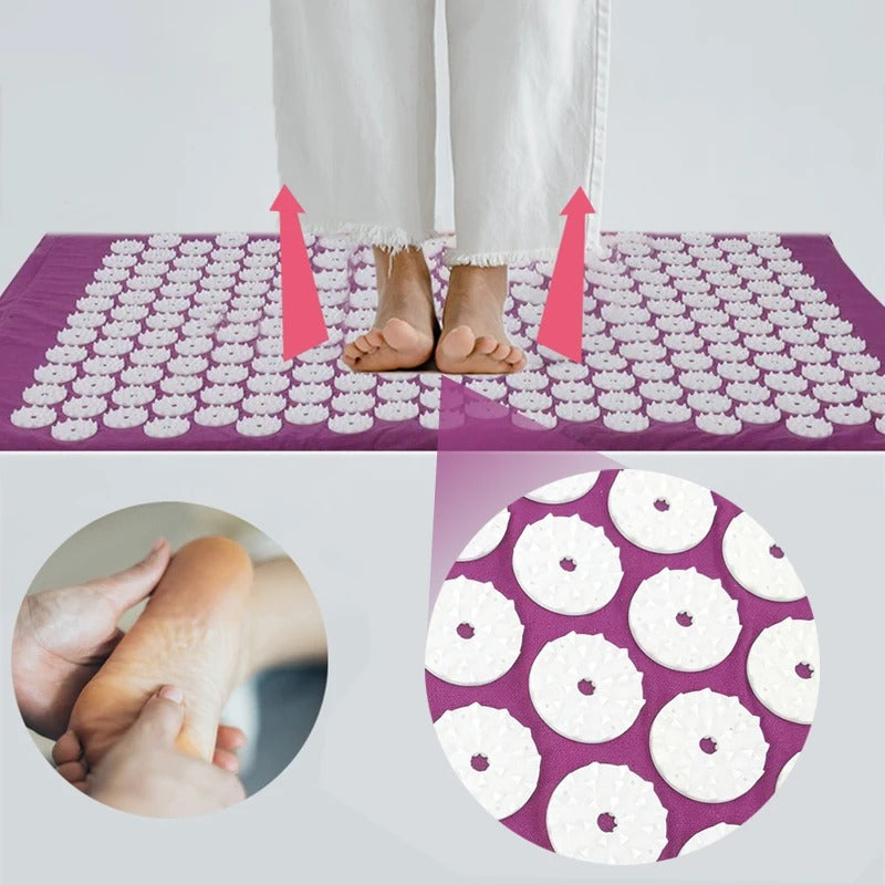 Acupressure Yoga Mat and Pillow Set