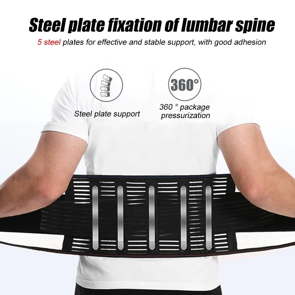 Self-Heating Magnetic Therapy Back Brace