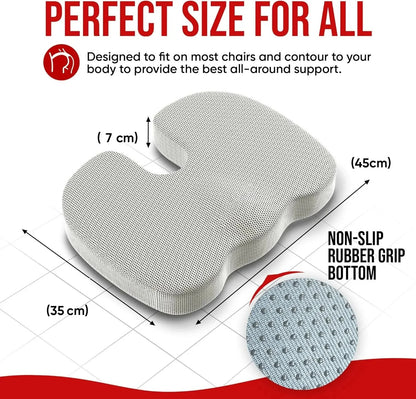 Ergonomic Memory Foam Seat Cushion