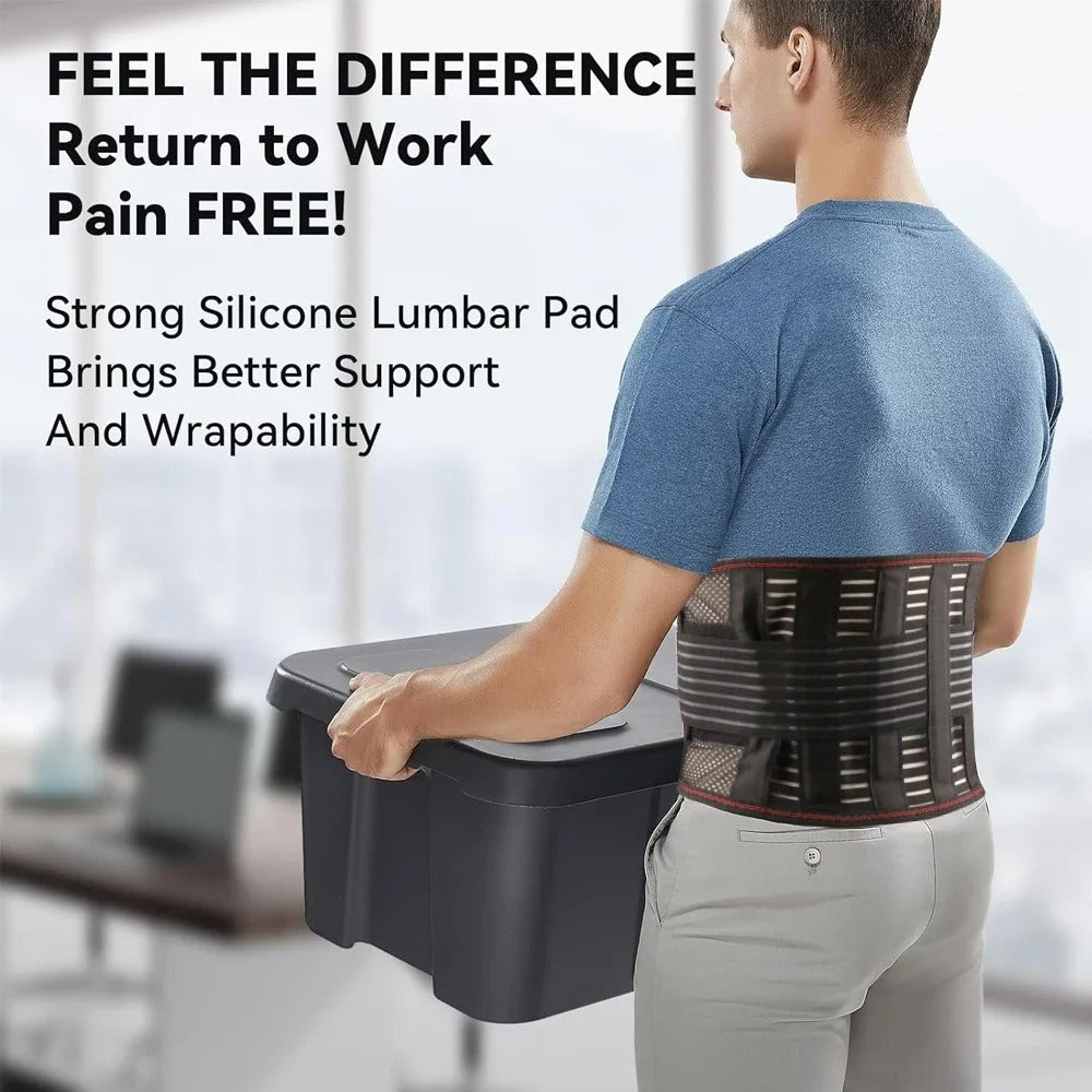 Self-Heating Magnetic Therapy Back Brace